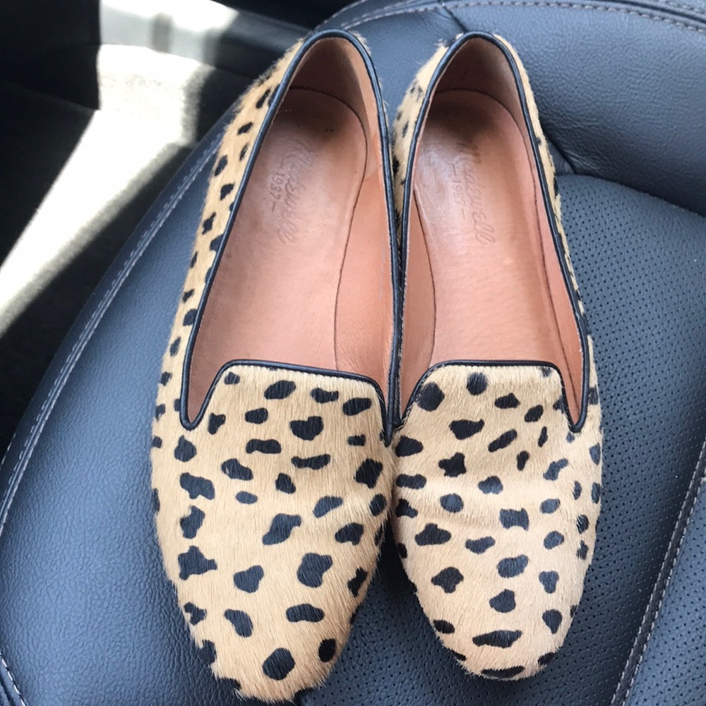 Madewell 1937 calf hair and leather flats